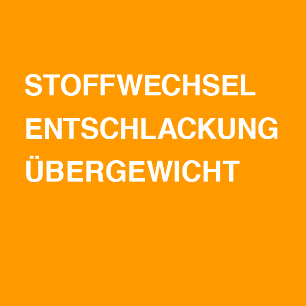 Stoffwechsel / Entschlackung / Übergewicht